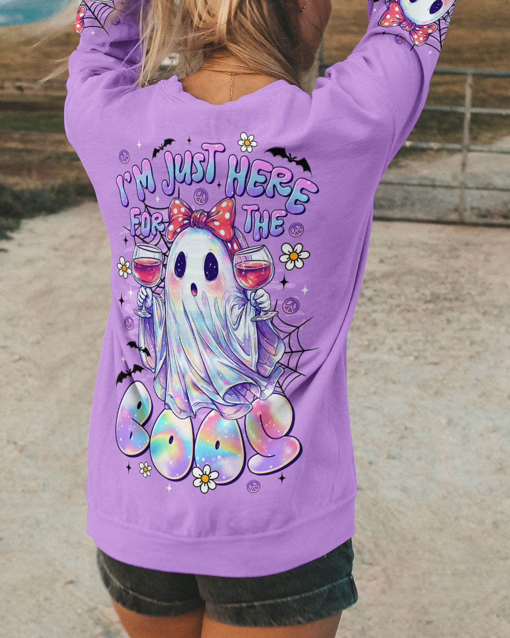 I'm Just Here for the Boos Halloween All Over Print Clothes hippe-cloth-TLTR2108253SW18.jpg