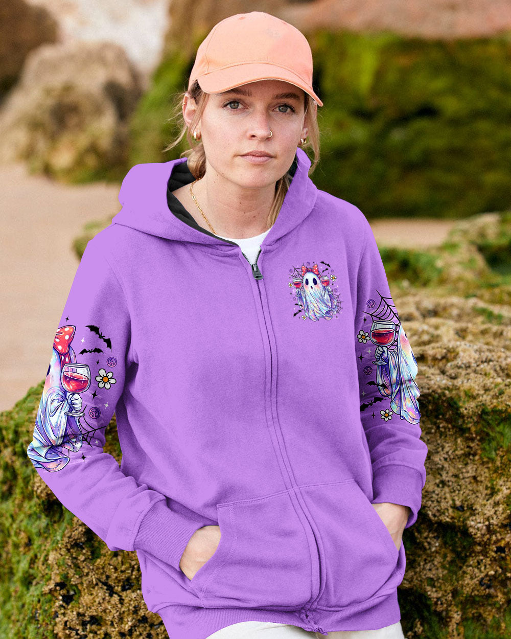 I'm Just Here for the Boos Halloween All Over Print Clothes hippe-cloth-TLTR2108253Z3.jpg