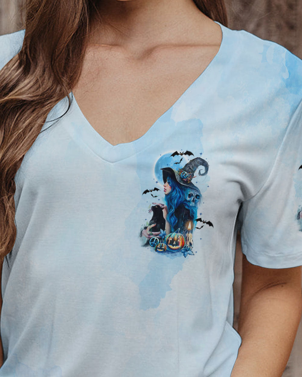 Spirit of a Witch Halloween All Over Print Clothes hippe-cloth-TLTW0908232VNECK1.jpg