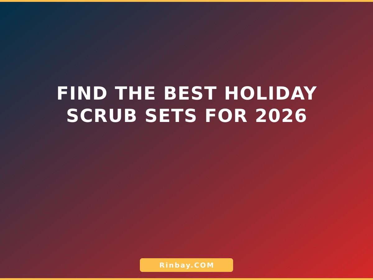 Find the Best Holiday Scrub Sets for 2026