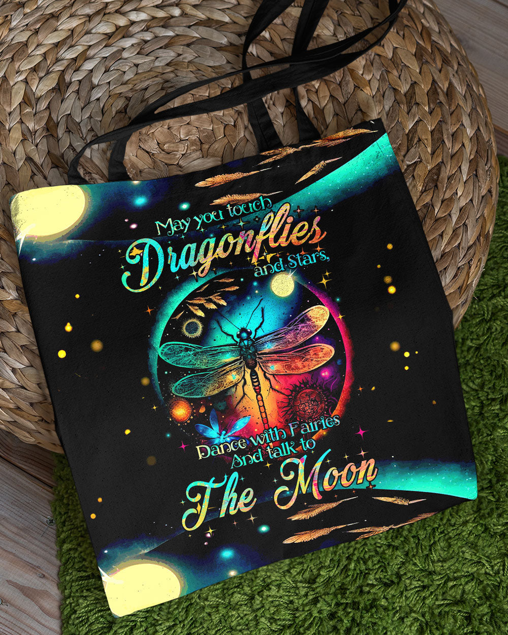 MAY YOU TOUCH DRAGONFLIES AND STARS TOTE BAG mk-451-3.jpg