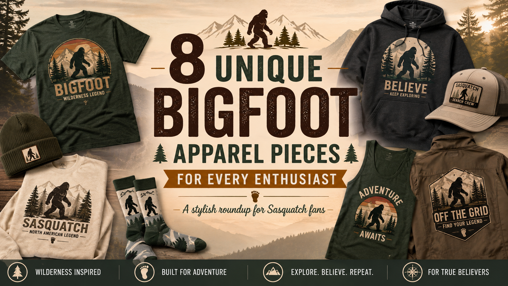 8 Unique Bigfoot Apparel Pieces for Every Enthusiast Bigfoot Apparel